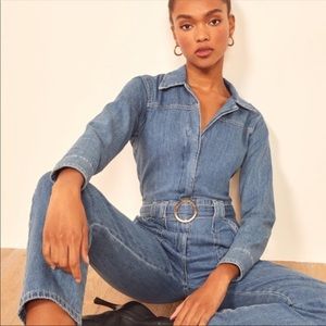 Reformation “Rex boiler suit”